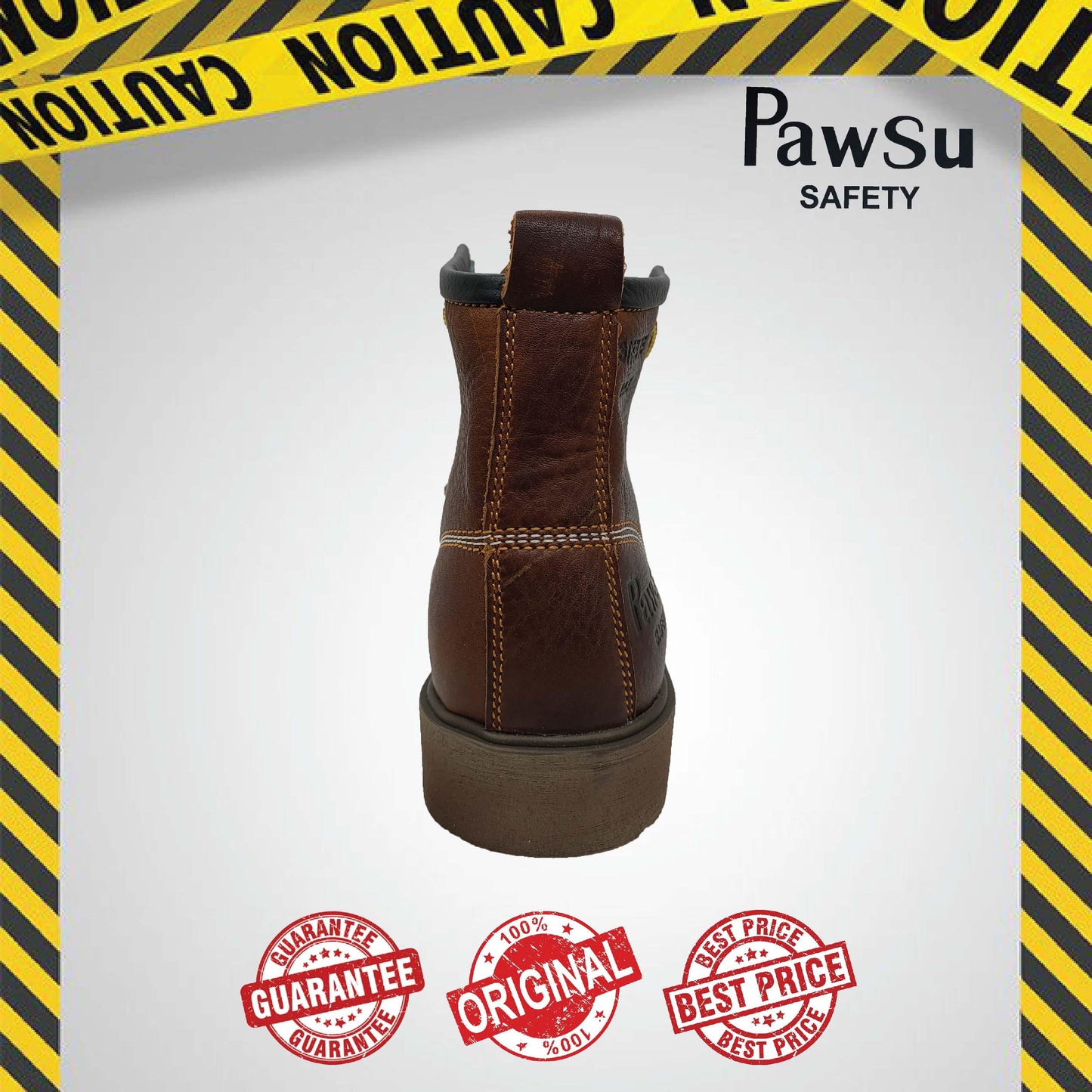 PS803 SERIES PAWSU MEN'S SAFETY BOOT / STEEL TOE PLATE HEAVY DUTY SAFETY BOOT / KASUT KERJA LELAKI