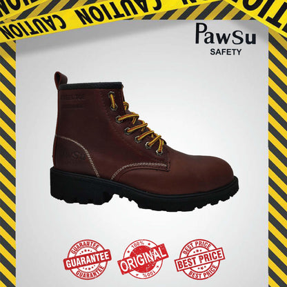 PS903 PAWSU MEN'S SAFETY BOOT / STEEL TOE PLATE HEAVY DUTY SAFETY BOOT / KASUT KERJA LELAKI SAFETY SHOES