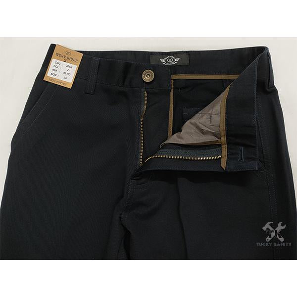 2166 SERIES ( SIZE 28-48 ) WEST RIDER MEN'S REFLECTIVE WORKING PANTS 240gsm STRAIGHT CUT / CARGO PANTS / SELUAR KERJA LELAKI