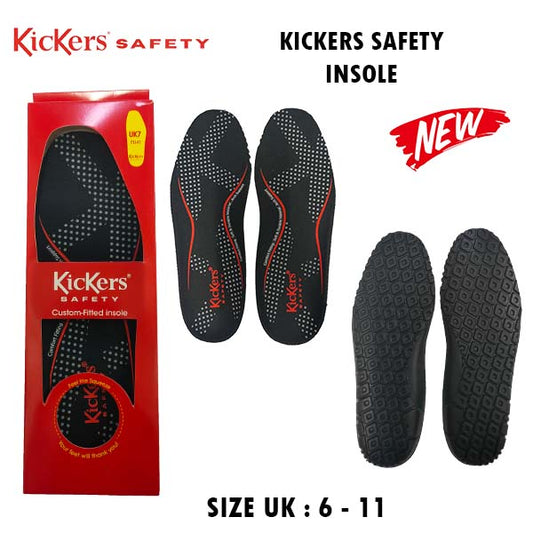 ( SIZE 6-11 ) KICKERS MEN SAFETY SHOES INSOLE / TAPAK LAPIS KASUT KERJA INSOLE MEN'S DUAL COMFORT INSOLES