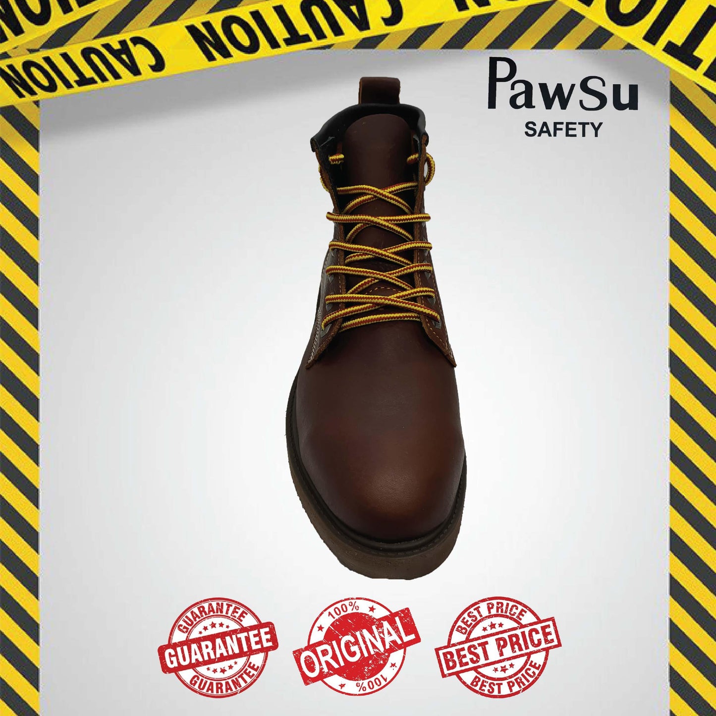 PS803 SERIES PAWSU MEN'S SAFETY BOOT / STEEL TOE PLATE HEAVY DUTY SAFETY BOOT / KASUT KERJA LELAKI