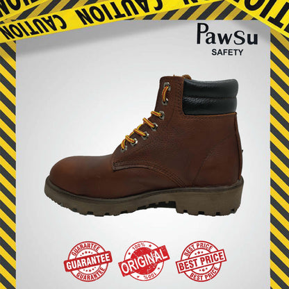 PS907 PAWSU MEN'S SAFETY BOOT / STEEL TOE PLATE HEAVY DUTY SAFETY BOOT / KASUT KERJA LELAKI SAFETY SHOES