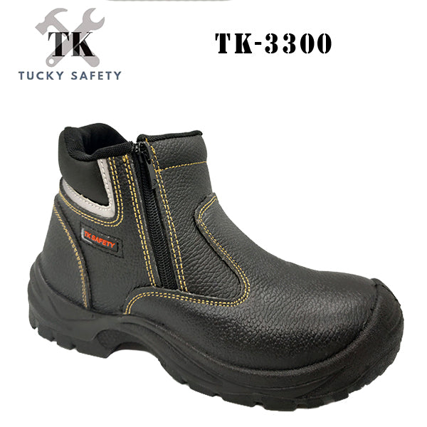 S-TK3300 TK SAFETY SHOES / MID CUT SAFETY SHOES WITH DOUBLE ZIP