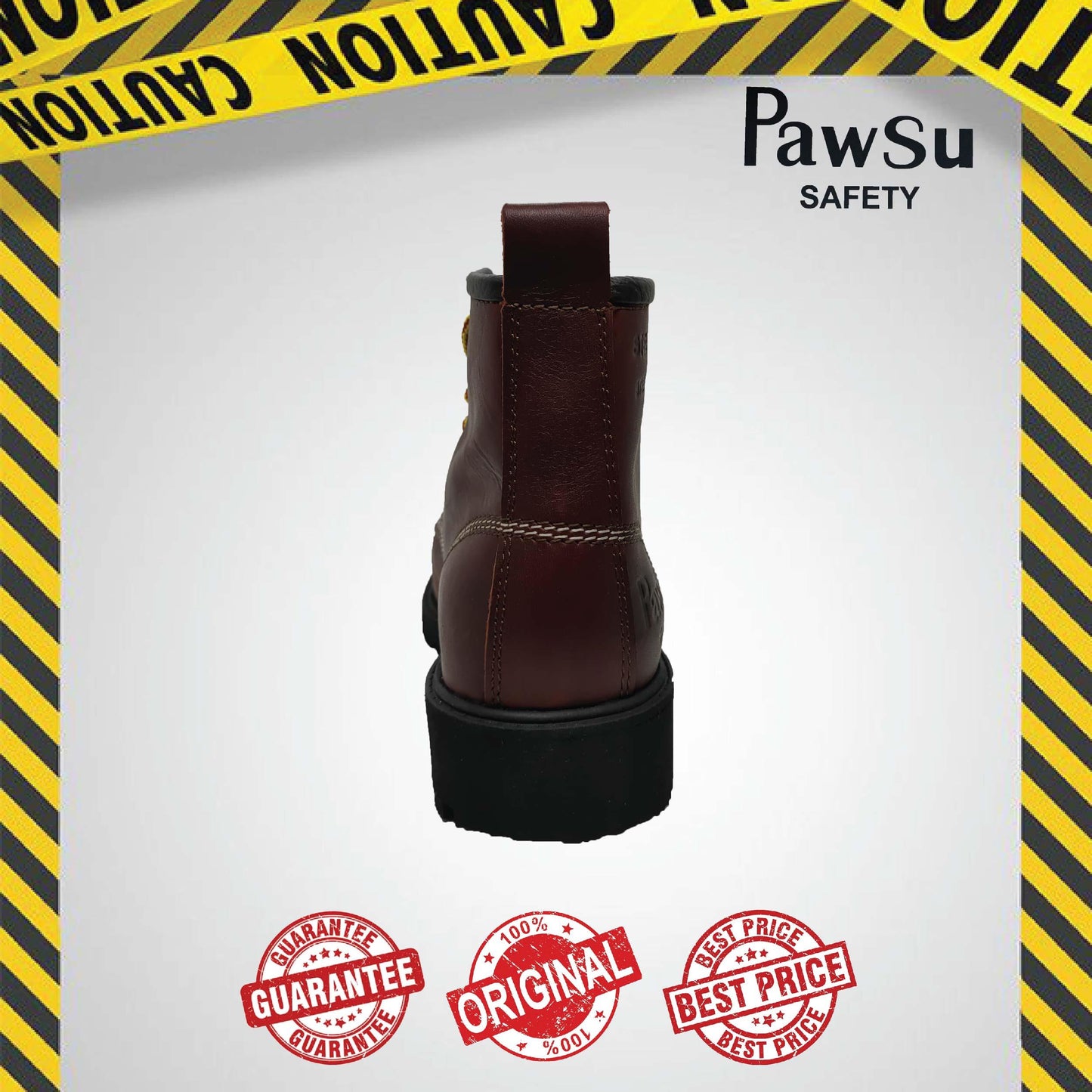 PS903 PAWSU MEN'S SAFETY BOOT / STEEL TOE PLATE HEAVY DUTY SAFETY BOOT / KASUT KERJA LELAKI SAFETY SHOES