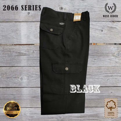 2066 - WEST RIDER MEN'S STRAIGHT CUT WORKING PANTS / CARGO PANTS / SELUAR KERJA