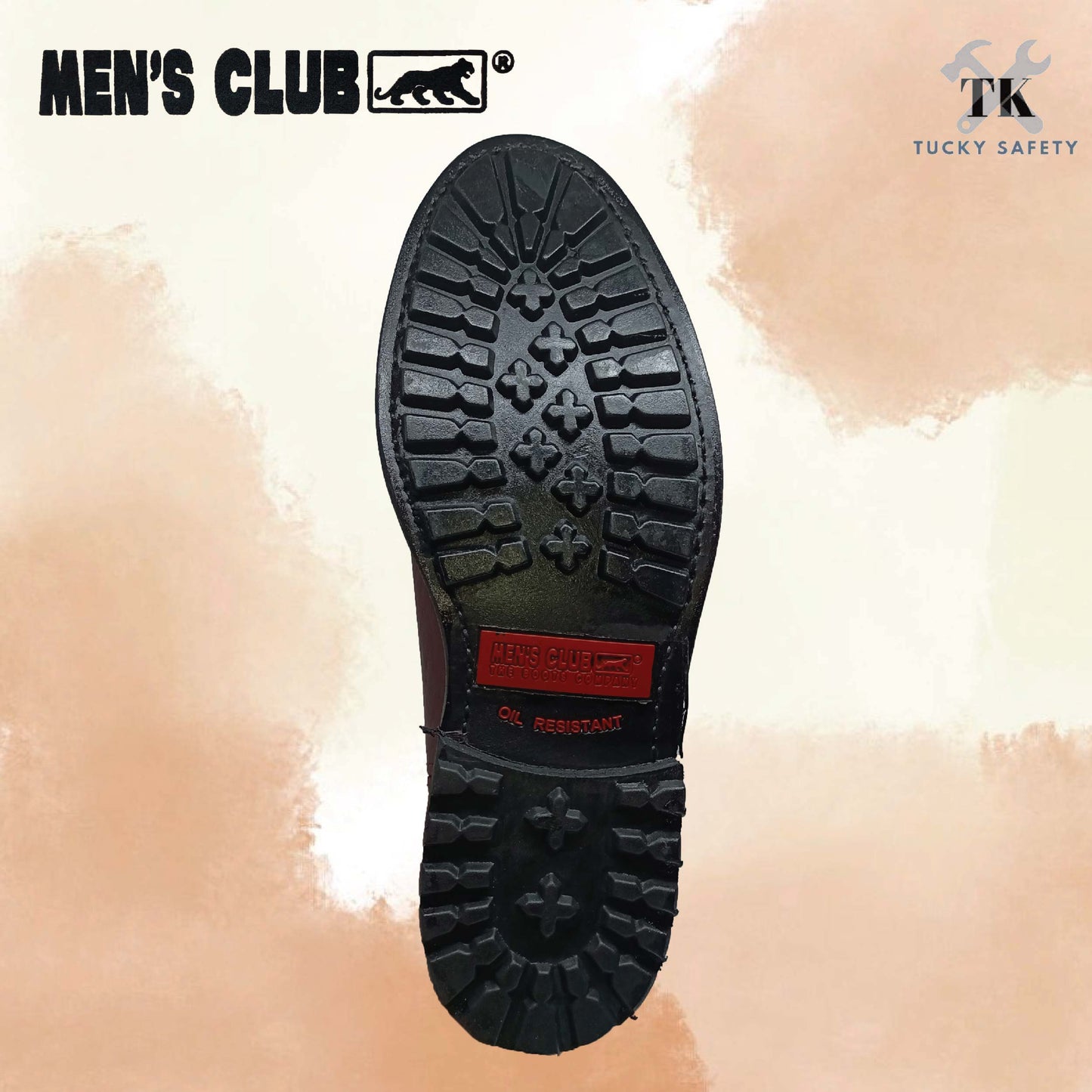 30758 Series - [ Men's Club ] MEN'S CLUB SAFETY SHOE / STEEL PLATE SAFETY BOOT READY STOCK