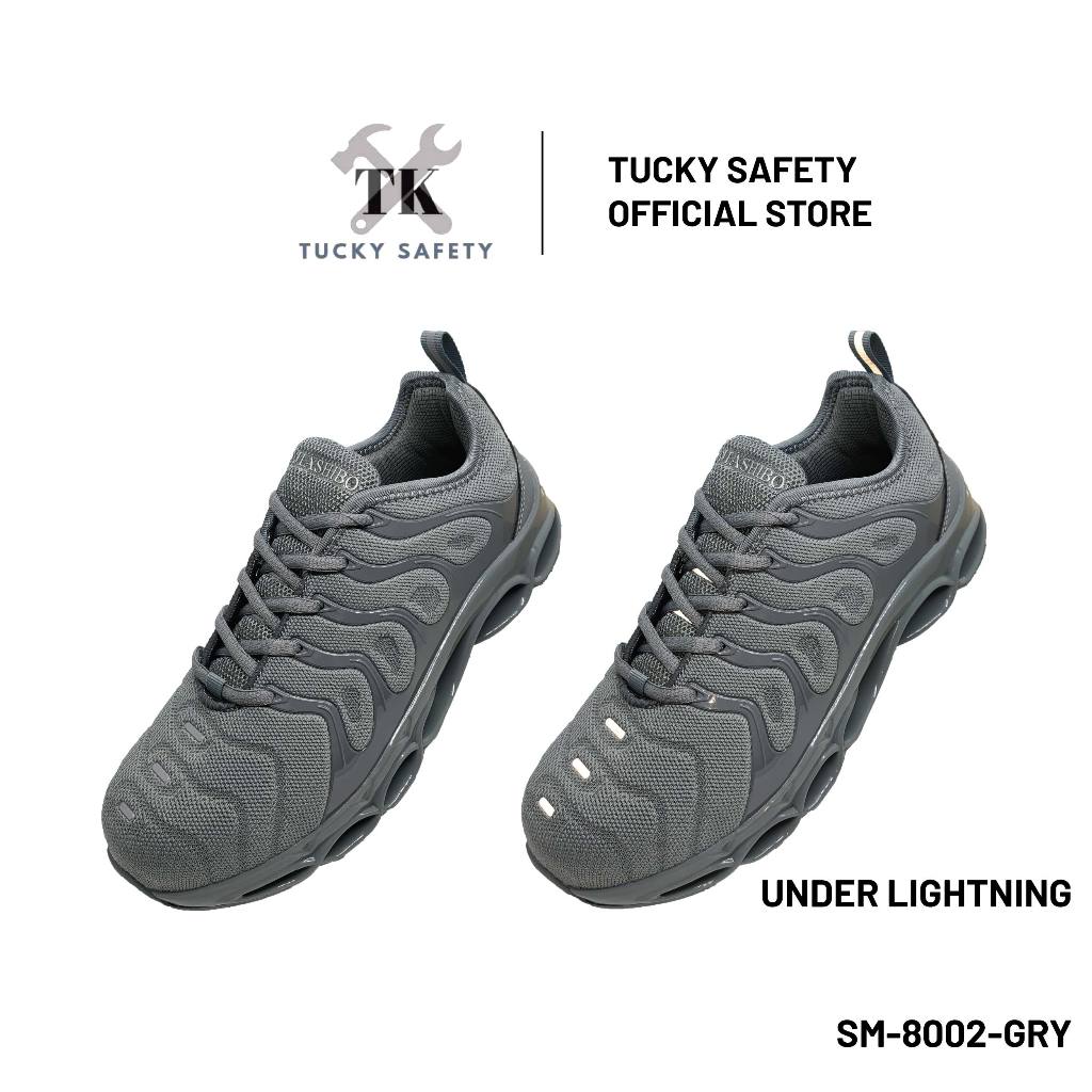 SM-8002 SERIES Ultra Light Safety Shoe Men Steel Toe Cap Anti-smashing Light Weight Sport Safety Shoes Work Shoe