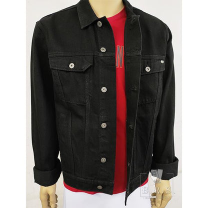 M221-22209 [ MUSTANG ] SIZE M-2XL MEN'S HIGH QUALITY BLACK DENIM JACKET / JAKET LENGAN PANJANG LELAKI